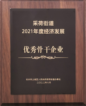 喜訊！杭州鯤騰建筑有限公司榮獲上城區(qū)采荷街道“2021年度經(jīng)濟(jì)發(fā)展優(yōu)秀骨干